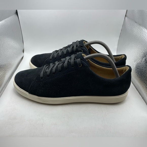 Cole Haan Shoes - Cole Haan Grand OS Crosscourt II women’s Black Suede Sneakers size 10.5 B